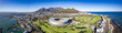 Aerial view of Cape Town Stadium, Kaapstad-stadion, Green Point, in Western Cape, South Africa