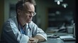 © Filip - Portrait of a doctor in a quiet moment of reflection, possibly after a challenging case, emphasizing the emotional depth of the profession