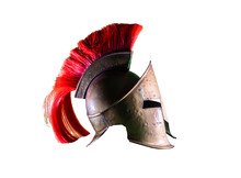 Helmet Spartan Warrior From The Army Ancient Greece
