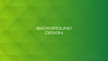 Abstract Green Geometric Background. Simple And Modern Gradation Backdrop. Vector Design Graphic For Poster, Banner, Landing Page, Slideshow