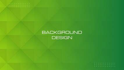 Wall Mural - Abstract green geometric background. Simple and modern gradation backdrop. vector design graphic for poster, banner, landing page, slideshow
