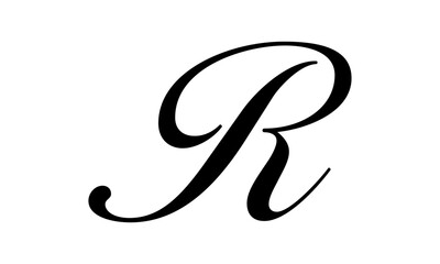 Poster - Letter R logo design