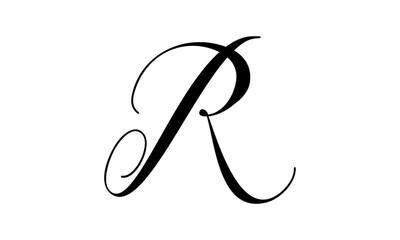 Poster - Letter R logo design