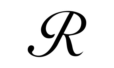 Poster - Letter R logo design