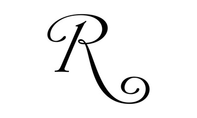 Poster - Letter R logo design