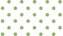 Seamless Pattern With Green Polka Dots