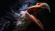 Engaging Angry Bird Image. Experience the Fiery Expression of a Furious and Dominant Avian in Striking Detail