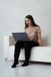 © anastas_ - Speech therapist works with a child remotely. Speech therapy at a distance