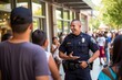 © Martin - police officer addressing the public