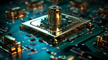 Fototapete - Cyber security concept.