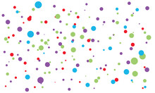 Dot Vector, Colorful Polka Dots Design Vector, Dot Background