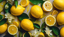 Lemons On The Market,A Bunch Of Yellow Lemons, Fruit Photography, Lemon Fruit Photography Backgrounds