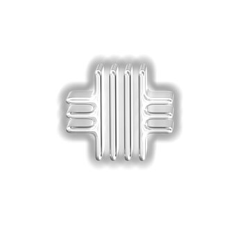 Silver luminous symbol