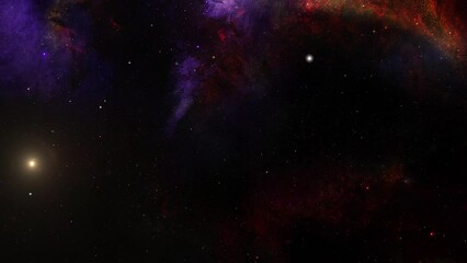 Wall Mural - view of Deep Space Nebula 4K.