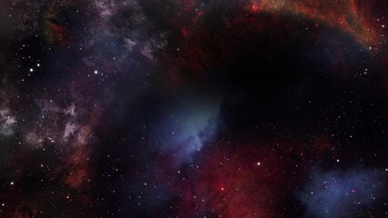 Wall Mural - deep universe Nebula and stars 4K