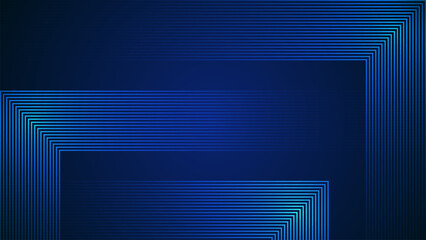 Wall Mural - dark blue simple abstract background with lines in a geometric style as the main element.