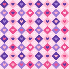 seamless pattern with hearts