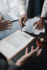 Lawyers give advice to clients and draft contracts. Lawyers seek legal information to plan for representing clients in cases and draft case employment contracts, using the law. Lawyer concept.