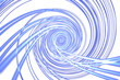 Digital png illustration of blue and purple curved lines on transparent background