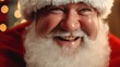 © piai - Smiling fat happy Santa Claus. Generative AI