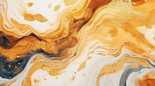 Abstract Fluid Art Background Decorated With Glitter
