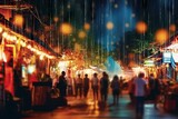 blurred festival background b blur image street night