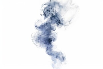 Wall Mural - fume swirl magic black infuriated motion concept curve air transparent burning light art shape smoot