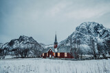Fototapeta Natura - Norwegen Kirche