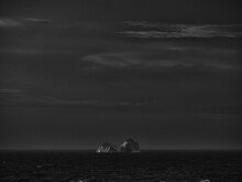 Mysterious Isolated Iceberg On Dark Sea, Antarctic Peninsula, Weddell Sea, Antarctica
