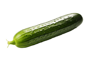 Wall Mural - Cucumber with Transparent Background. AI