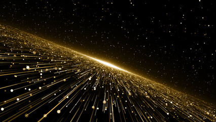 Particles abstract gold event awards trailer titles cinematic concert openers luxury celebration background