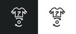 player substitution icon isolated in white and black colors. player substitution outline vector icon from football collection for web, mobile apps and ui.
