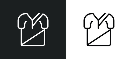 Wall Mural - tshirt icon isolated in white and black colors. tshirt outline vector icon from football collection for web, mobile apps and ui.