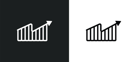 Wall Mural - business performance icon isolated in white and black colors. business performance outline vector icon from general collection for web, mobile apps and ui.