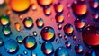 © Karen - water drops on colorful background