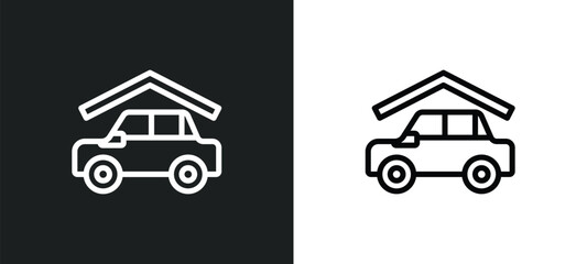 Wall Mural - car roof icon isolated in white and black colors. car roof outline vector icon from car parts collection for web, mobile apps and ui.