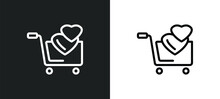 Solidarity Purchase Icon Isolated In White And Black Colors. Solidarity Purchase Outline Vector Icon From Commerce Collection For Web, Mobile Apps And Ui.