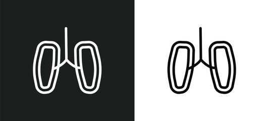 respiration icon isolated in white and black colors. respiration outline vector icon from sauna collection for web, mobile apps and ui.