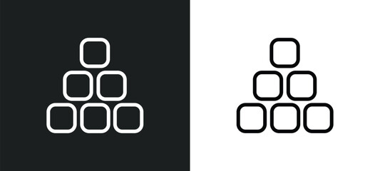 Wall Mural - abecedary icon isolated in white and black colors. abecedary outline vector icon from signaling collection for web, mobile apps and ui.
