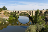 Fototapeta Paryż - Bridge of Ledesma, Salamanca, Castilla y Leon, Spain