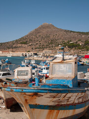 Wall Mural - il piccolo porticciolo di Favignana, nelle isole Egadi