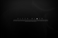 Sleek Monochromatic Black Background With Subtle Geometric Rings. Backdrop For Poster, Banner, Website, Flyer, Presentation, Wallpapers, Designs, Cards. Editable Vector Illustration. EPS 10
