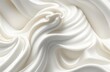 close up of white cream made with Generative AI