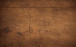 Leinwandbild Motiv Surface of the old brown wood texture. Old dark textured wooden background. Top view.