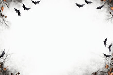 Halloween Background With Bats