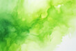 canvas print picture - Abstract bright green watercolor background