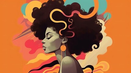 Wall Mural - black history month, Generative ai