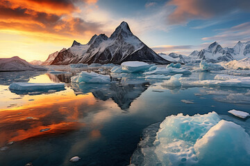 Sticker - Breathtaking Arctic landscape