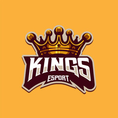Wall Mural - King Esport logo