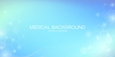 healthcare and science icon pentagon honeycomb template medical innovation concept background vector design.